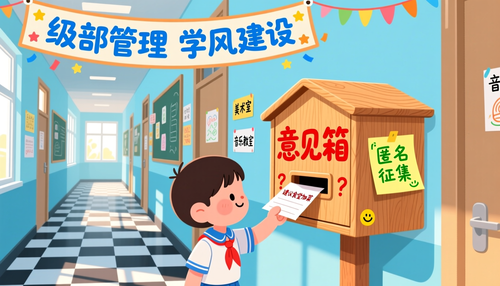 初中年级意见箱怎么做？级部管理、学风建设匿名征集