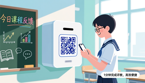 课程教学评价箱如何建？每节课结束 1 分钟扫码评教