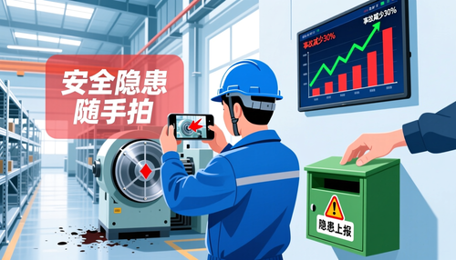 意见箱案例：某工厂「安全隐患随手拍」一年减少事故 30%