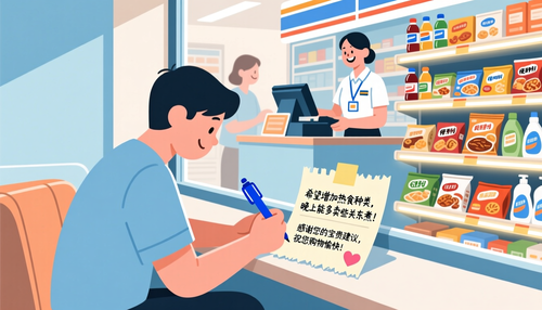 便利店顾客建言表怎么做？陈列、服务、商品建议随手提