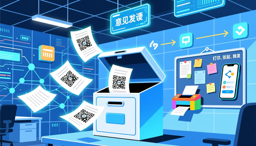 怎么做意见箱二维码？打印、张贴、转发全攻略