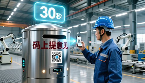 码上提意见箱教程：一线员工 30 秒提交建议